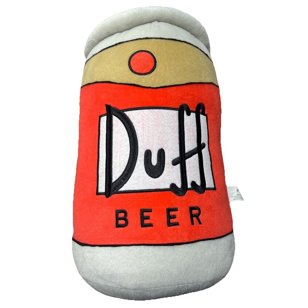 The Simpsons DUFF BEER Can 17”  Plush Universal Studios Matt Groening 2022
